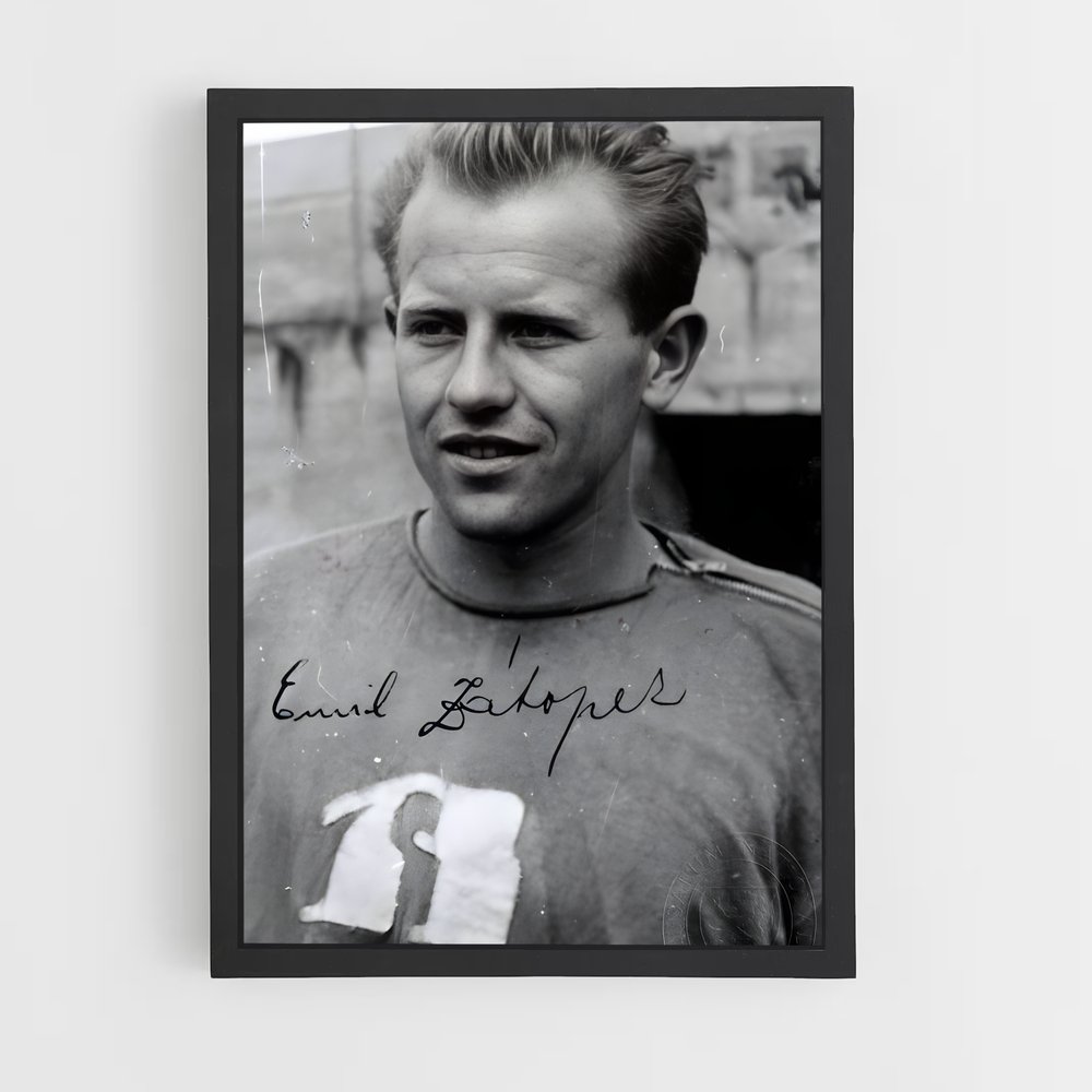 Poster Sourire d'Emil – affiche Athlétisme (vue 2)